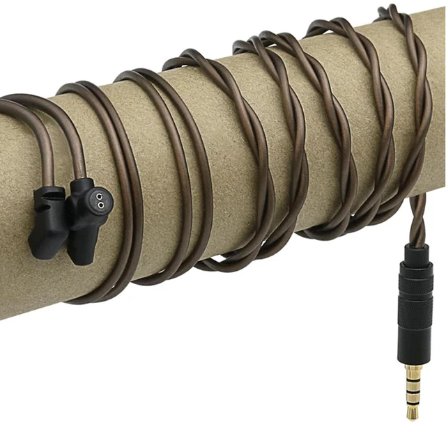 Alt view image 7 of 7 - IEM Cable with Detachable Mic, 2 Pin 0.78mm Upgrade Cable OFC Gold Plated 3.5mm Plug, with Detachable Microphone, for QDC UE TRN CCA Headphones