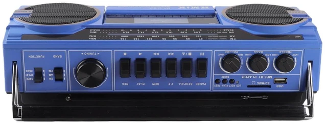 Alt view image 4 of 7 - Portable Cassette Player, Retro Blueooth, AM FM SW Radio Stereo Cassette Tape Player with Big Speaker and Earphone Jack, USB Port, Aux in Tape Recorder (US Plug)