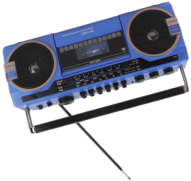 Alt view image 5 of 7 - Portable Cassette Player, Retro Blueooth, AM FM SW Radio Stereo Cassette Tape Player with Big Speaker and Earphone Jack, USB Port, Aux in Tape Recorder (US Plug)