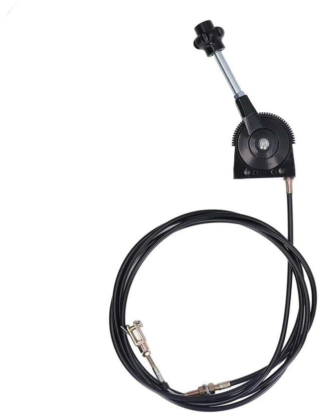 Alt view image 7 of 7 - Excavator Manual Throttle Cable, 3.5M Universal Throttle Cable Replacement Excavator Motor Control Cable, Stainless Steel Joint PU Tube for Motor Control Heavy Equipment Parts