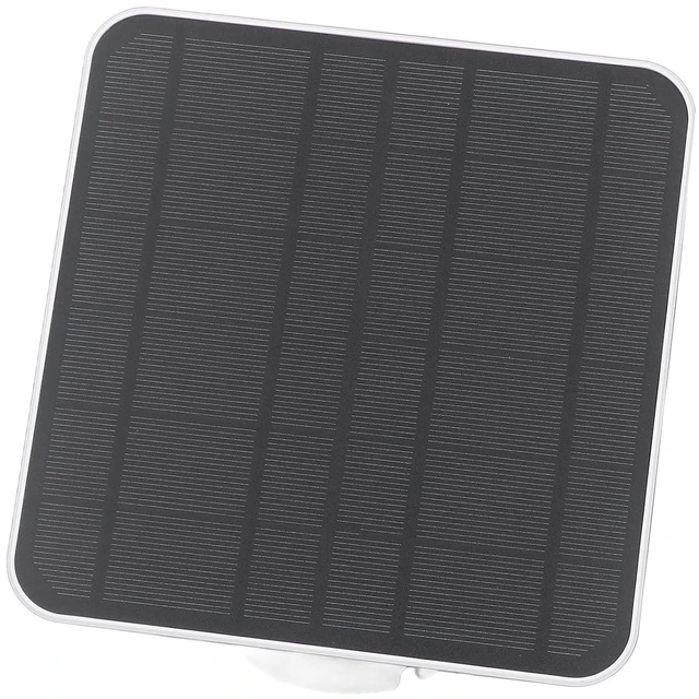 Alt view image 6 of 7 - 12W Solar Panel Charger for Camera, Fast Charging IP65 Adjustable Wall Mounted Solar Panel with 9.8ft Cable for Camera Battery Stick Up Cam Battery (White)