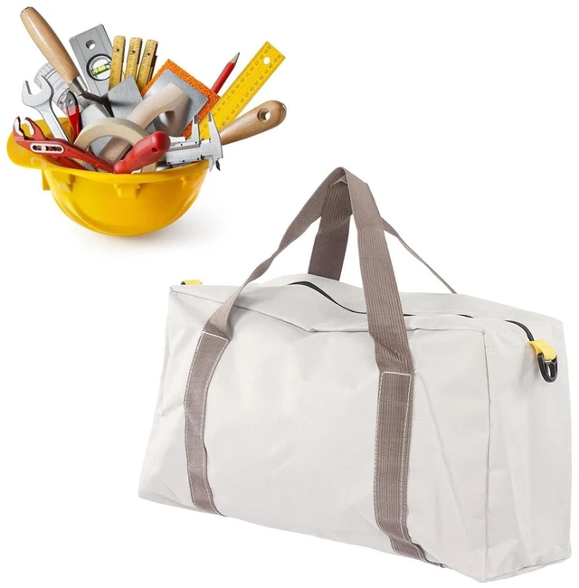 Alt view image 5 of 7 - Tool Bag, Large Capacity Storage, Wear Portable and Universal, Convenient Wide Mouth for Auto Repair, Woodworking, Technicians (18in)