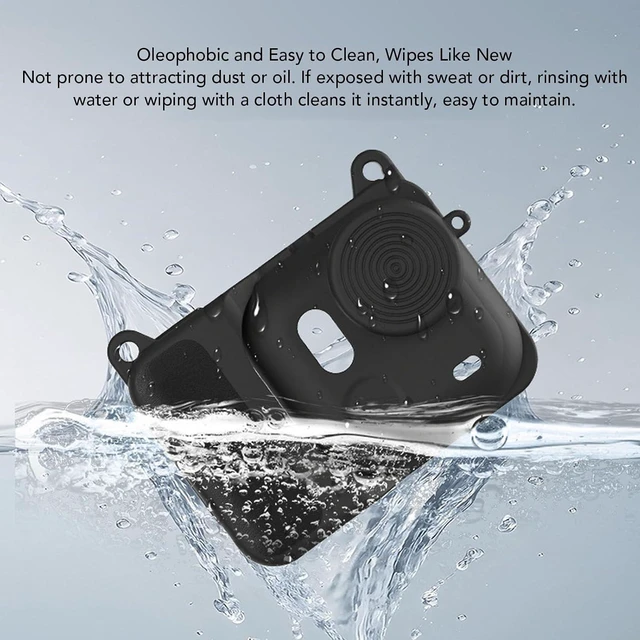 Alt view image 5 of 7 - Protective Cover, Silicone Case for Ultra Action Camera with Lens Cap, Anti Drop Dust Proof Flexible Slim Fit Accessories