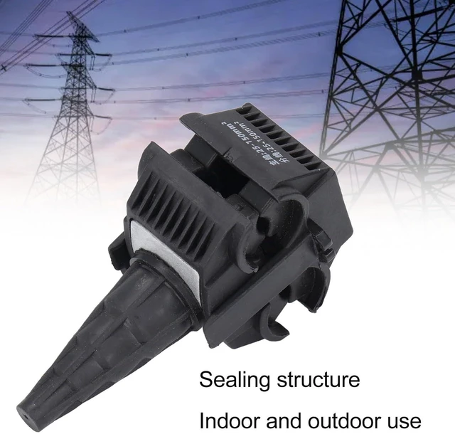 Alt view image 6 of 7 - 2Pcs 1KV Insulated Piercing Connector, Copper Multi Cable Connector, Sealing Structure with Filled Insulating Oil, Grounded Insulated Cable Connector for Urban and Industrial