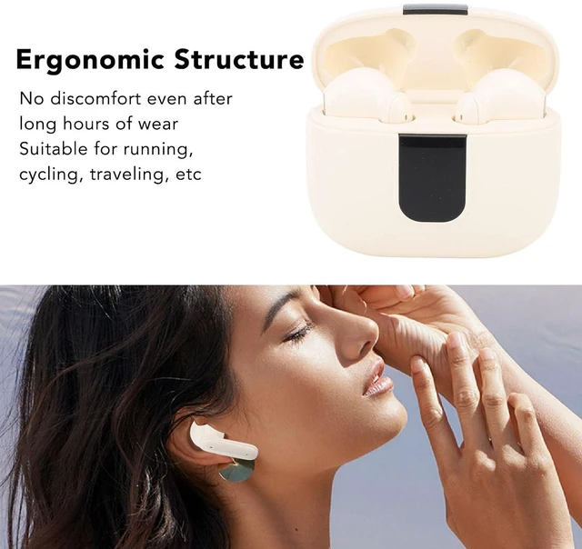 Alt view image 5 of 7 - Wireless Earbuds, Noise Reduction Low Latency Bluetooth Headphones with Digital Display Charging Case, Stereo Earphones for Sports Workout Gaming, pthxv236zu