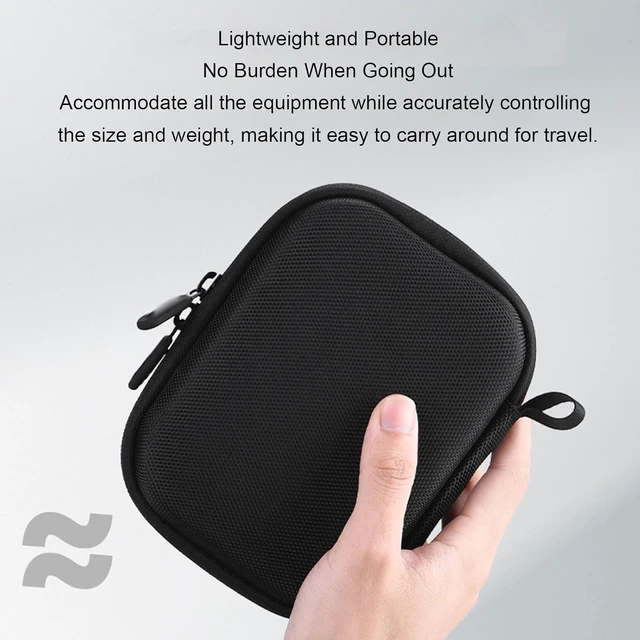 Alt view image 5 of 7 - Camera Carry Case, Shock Proof PU Travel Bag Organizer for Action Camera with Multiple Compartments, Portable Storage