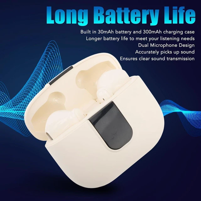 Alt view image 2 of 7 - Wireless Earbuds, Noise Reduction Low Latency Bluetooth Headphones with Digital Display Charging Case, Stereo Earphones for Sports Workout Gaming, pthxv236zu