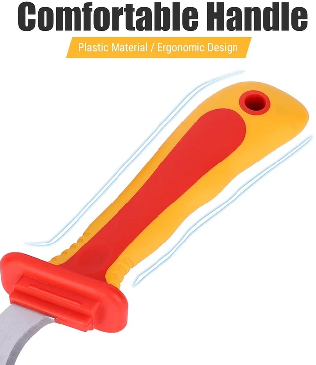 Alt view image 4 of 7 - Cable Knife Stripping Tool,Insulation Electrician Knife Insulation Cable Stripper Dismantling Knife Cable Knife Anti-Magnetic Fast Strip Cable Stripper Cutter, 1000V Insulated