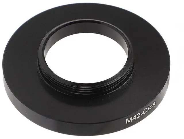 Main image of Metal C CS Mount to M42 Lens Adapter, M42*0.75mm Female to C CS Mount Coupling Adapter Ring for Macro and Astronomical Photography