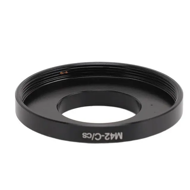 Alt view image 4 of 7 - Metal C CS Mount to M42 Lens Adapter, M42*0.75mm Female to C CS Mount Coupling Adapter Ring for Macro and Astronomical Photography