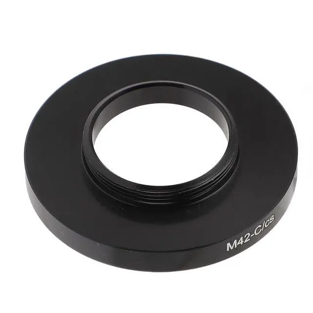 Alt view image 7 of 7 - Metal C CS Mount to M42 Lens Adapter, M42*0.75mm Female to C CS Mount Coupling Adapter Ring for Macro and Astronomical Photography