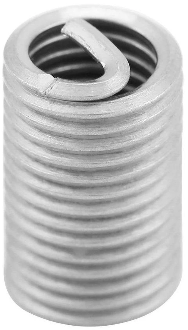 Alt view image 7 of 7 - 50pcs Stainless Steel Thread Repair Insert M6 x 1.0 x 3D Length, Screw Thread Repair Insert Wire Thread Insert