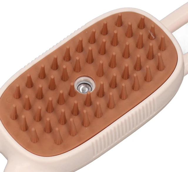 Alt view image 7 of 7 - Cat Steam Brush, Pet Spray Hair Removal Comb with USB Cable, Rechargeable Water Brush Cat for Shedding Grooming Supplies