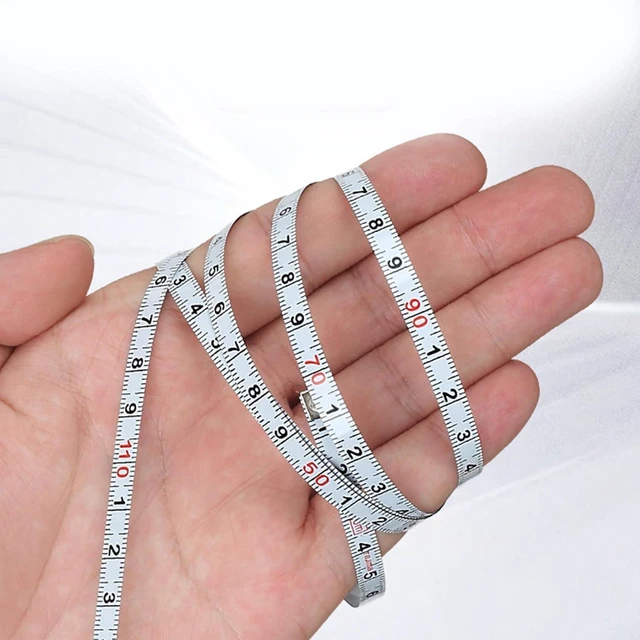 Alt view image 4 of 7 - Tape Measure Keychain, 3 Meter Mini Small Steel Tape Measure, Retro Clear Scale Key Chain Measuring Tool with Keychain Functional, Mini Retractable Measuring Tape Keychain