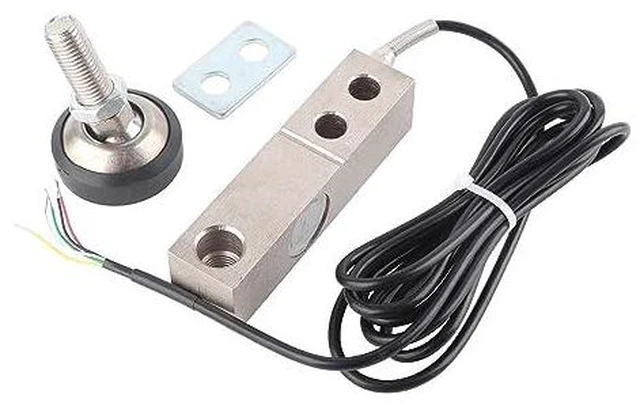 Alt view image 6 of 7 - Load Cell Sensor,Shear Beam Load Cell Sensor 1000KG with 4-Core Shielded Cable Weighing Sensor,for Electronic Scale, Track Scale, Automobile Weighing Equipment Etc