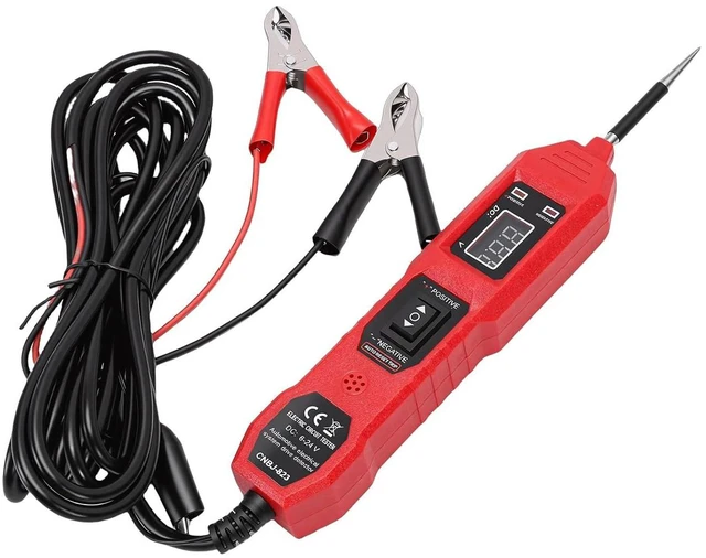 Alt view image 6 of 7 - Car Circuit Tester, Multifunctional High Sensitivity LCD Display Automotive Power Circuit Probe Tester with 4.5m Extension Cable, for Polarity Identify and Fault Detection