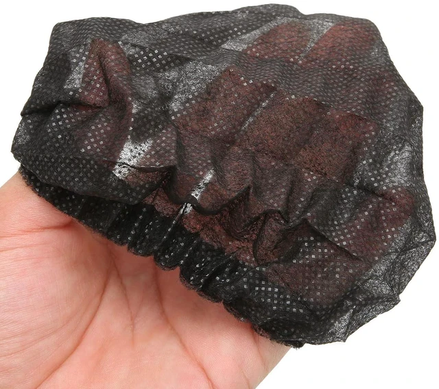 Alt view image 7 of 7 - 100pcs Disposable Earpad Covers, Stretchable Sanitary Headphone Protectors with Non Woven Fabric, for Most Headphones 8.512cm Ear Pads in Libraries Hospitals Cafes (Black)