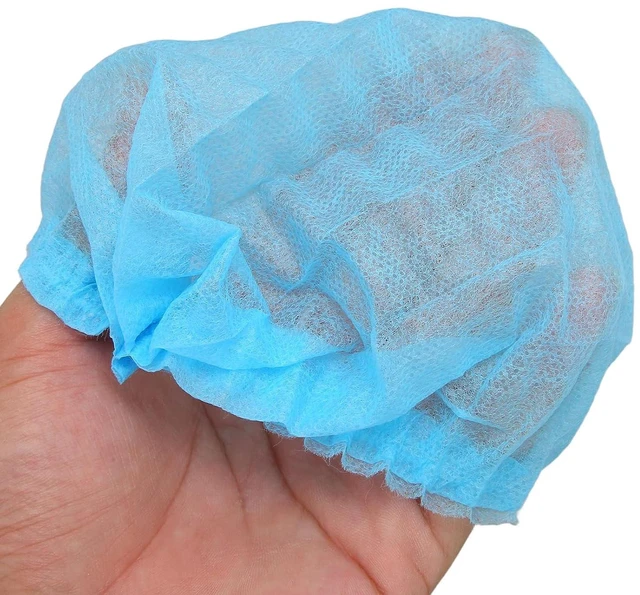 Alt view image 7 of 7 - 100pcs Disposable Earpad Covers, Stretchable Sanitary Headphone Protectors with Non Woven Fabric, for Most Headphones 8.512cm Ear Pads in Libraries Hospitals Cafes (Blue)