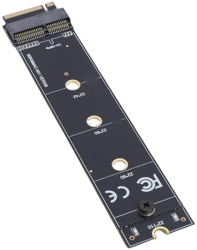 Main image of 12 16 Pin SSD to M.2 Key M Adapter Card, PCIe 4.0 High Speed Transfer with Original Performance, for OS X Laptop 2013 2017 11 Systems