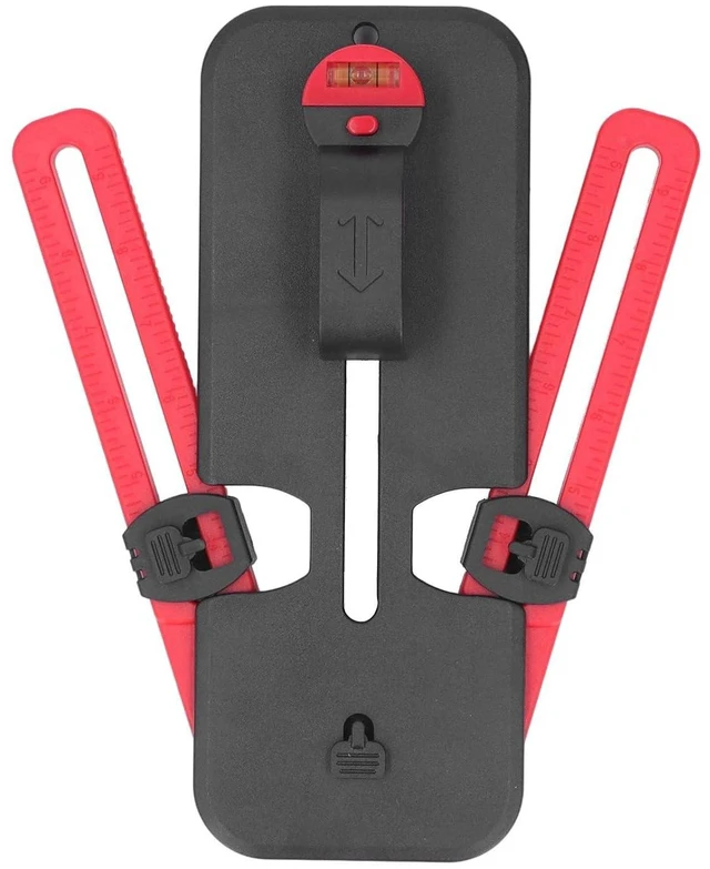 Main image of Picture Hanging Tool with Level, Photo Frame Hanger Tool with Bubble Level, Picture Frame Level Ruler for Hanging Pictures, Mirrors, TVs, and Shelves