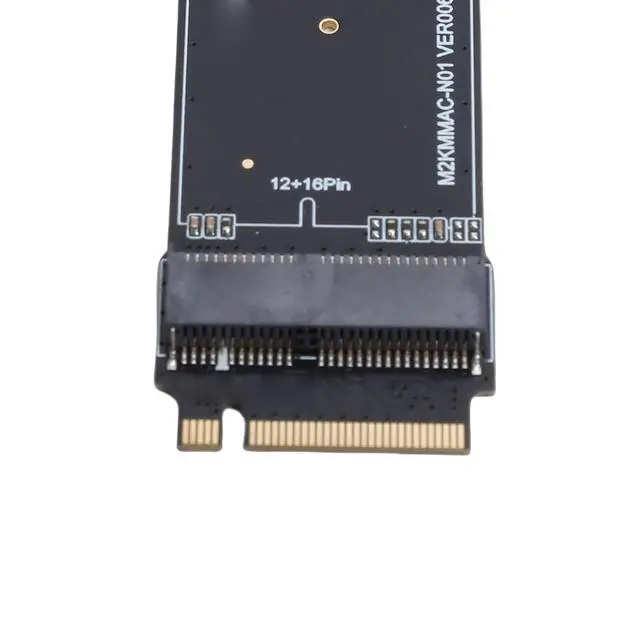 Alt view image 6 of 7 - 12 16 Pin SSD to M.2 Key M Adapter Card, PCIe 4.0 High Speed Transfer with Original Performance, for OS X Laptop 2013 2017 11 Systems