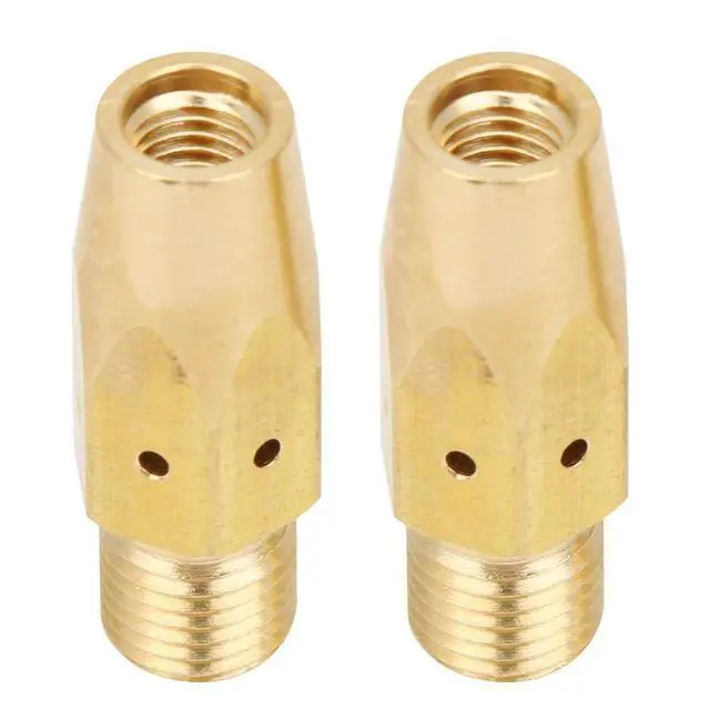 Alt view image 4 of 7 - Brass Tip Adapter,169728 Welding Gun MIG Gas Diffuser Replacement Part,for Miller M-25/M-40 and for MIG(5PCS)