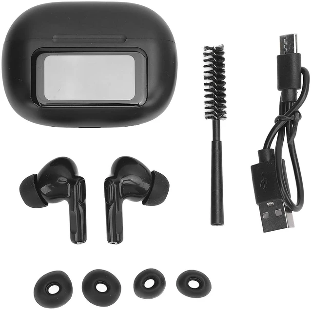 Alt view image 7 of 7 - AI Language Translation Earbuds, Real Time Translator Earbuds Support 52 Languages, Bluetooth 5.3 Online Two Way Translation Earphone for Android for Wins System (Black)