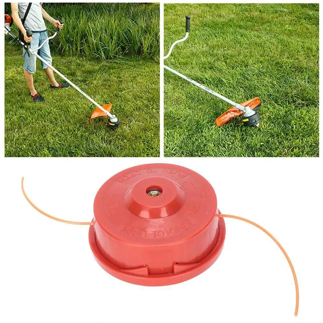 Alt view image 3 of 7 - Universal Trimmer Head, Tool,Bump Feed Line Line Spool Brush Cutter Accessories,for Brush Cutters Low Grass String Trimmer