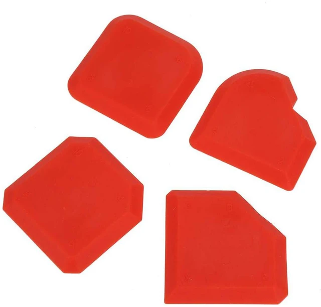 Alt view image 2 of 7 - 4pcs Silicone Sealant Remover,Smoother Finisher Scraper Cleaner Caulking Tool Kit, for a Professional Finish to Most Household sealants, fillers, Grout, etc.