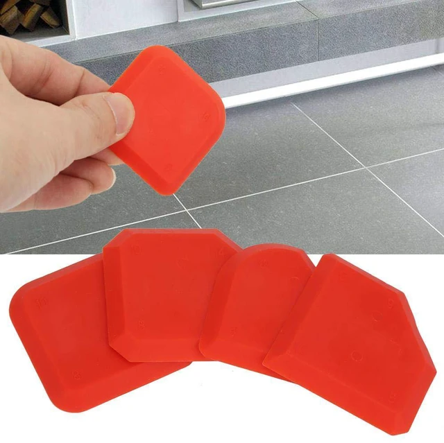 Alt view image 3 of 7 - 4pcs Silicone Sealant Remover,Smoother Finisher Scraper Cleaner Caulking Tool Kit, for a Professional Finish to Most Household sealants, fillers, Grout, etc.
