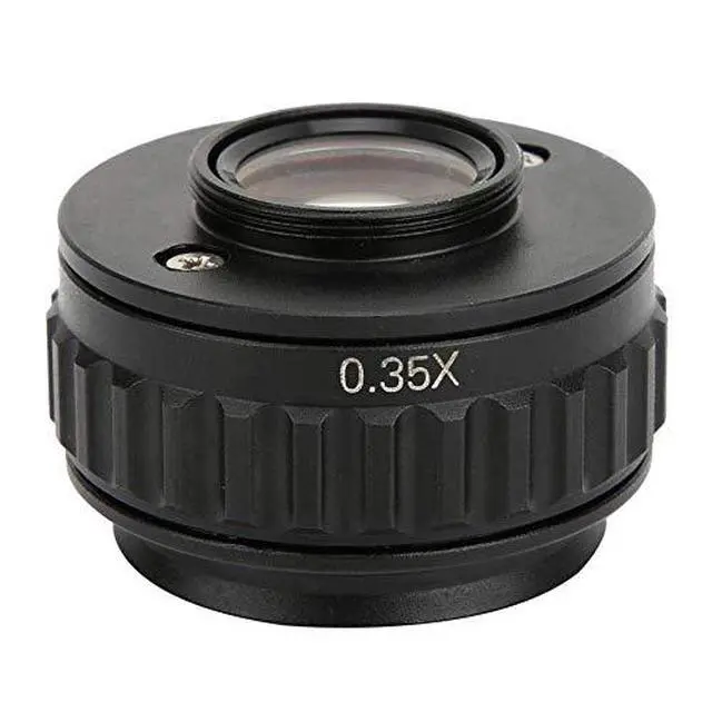 Alt view image 7 of 7 - 0.35X Microscope AdapterCTV Microscope Lens Camera Interface AdaptersMount Lens Adapter Microscope Accessoryfor Trinocular Stereo Microscope