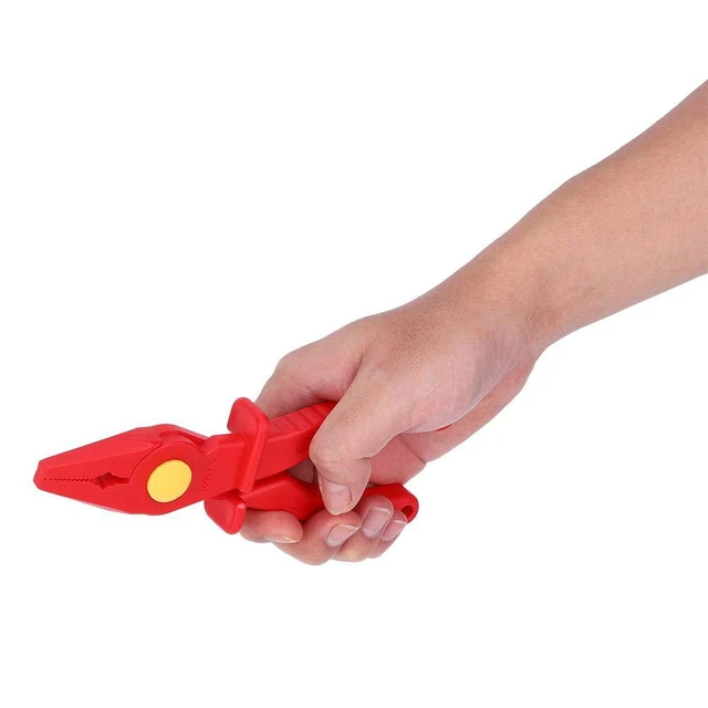 Alt view image 7 of 7 - Multi-Functional Insulated Plastic Cutting Pliers Hand Tools for Instrument Installation, 1000V Insulated 7.7in
