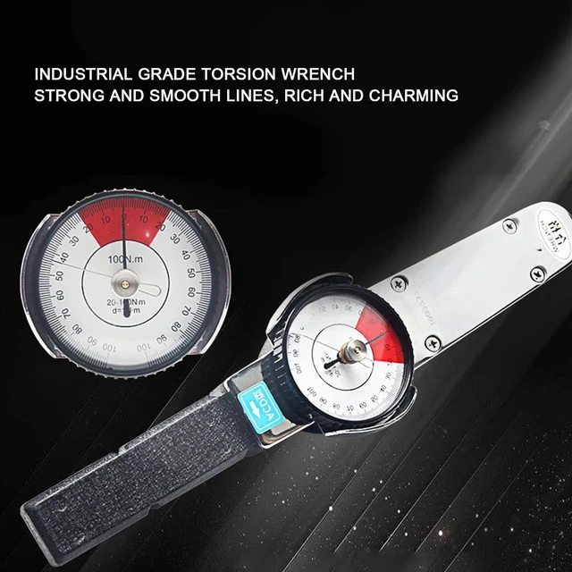 Alt view image 2 of 7 - Dial Wrench, 0.21N.m Dial Torsion Wrench, CW CCW Real Time Display Indicating Meter Professional Measure Tool with Box