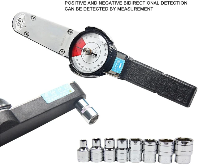 Alt view image 3 of 7 - Dial Wrench, 0.21N.m Dial Torsion Wrench, CW CCW Real Time Display Indicating Meter Professional Measure Tool with Box