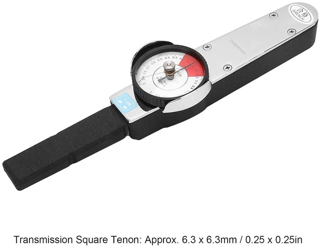 Alt view image 5 of 7 - Dial Wrench, 0.21N.m Dial Torsion Wrench, CW CCW Real Time Display Indicating Meter Professional Measure Tool with Box