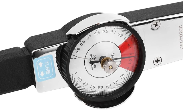 Alt view image 6 of 7 - Dial Wrench, 0.21N.m Dial Torsion Wrench, CW CCW Real Time Display Indicating Meter Professional Measure Tool with Box