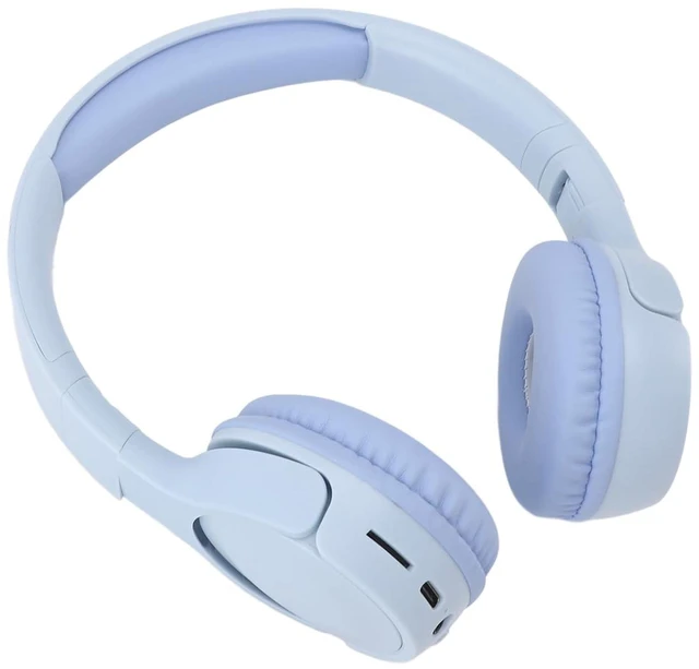 Alt view image 5 of 7 - Bluetooth Over Ear Headphones, C-2251 Foldable Noise Canceling Headset with Microphone, HiFi Stereo 3.5mm On Ear Headphones Comfortable Fit for Home Office Phone (Blue), hs0naufb1r-11