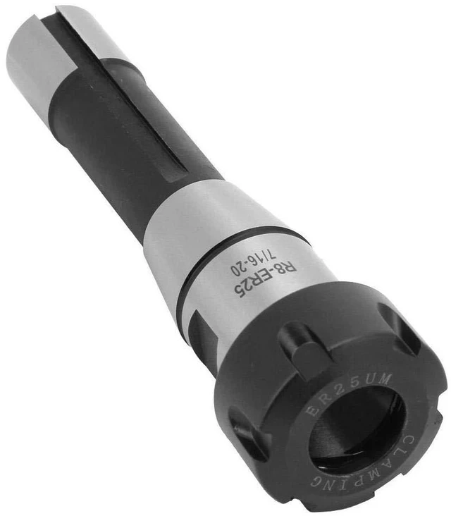 Alt view image 4 of 7 - ER25 Collet Chuck,Chuck Holder CNC Milling Spring Collets Cutter Tool, R8-ER25 Hook Spanner Wrench