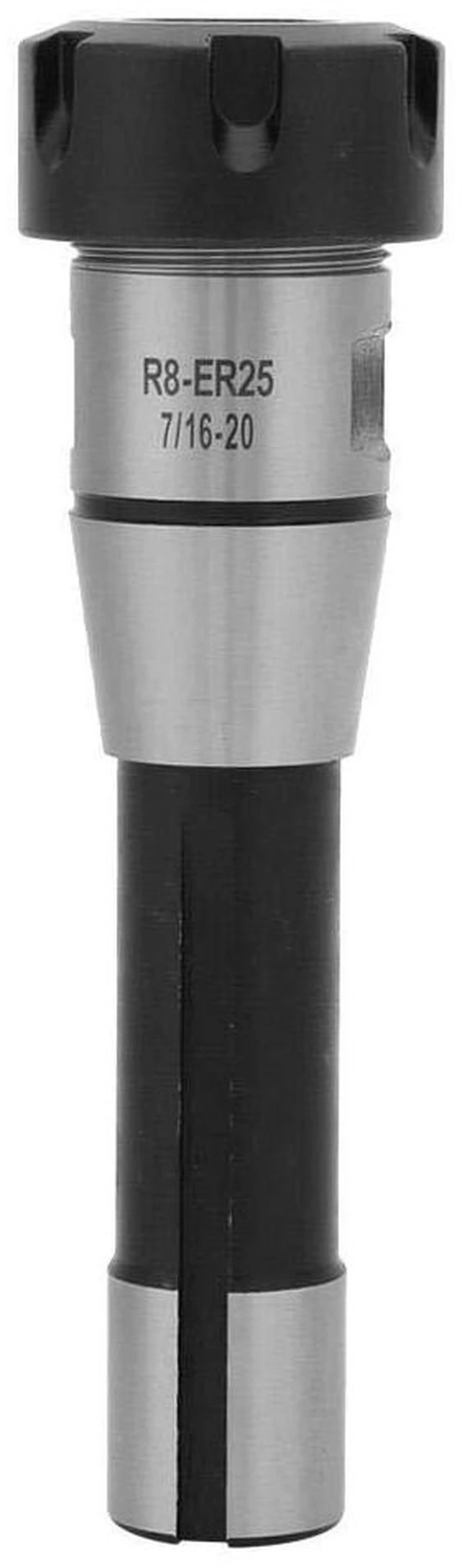 Alt view image 6 of 7 - ER25 Collet Chuck,Chuck Holder CNC Milling Spring Collets Cutter Tool, R8-ER25 Hook Spanner Wrench