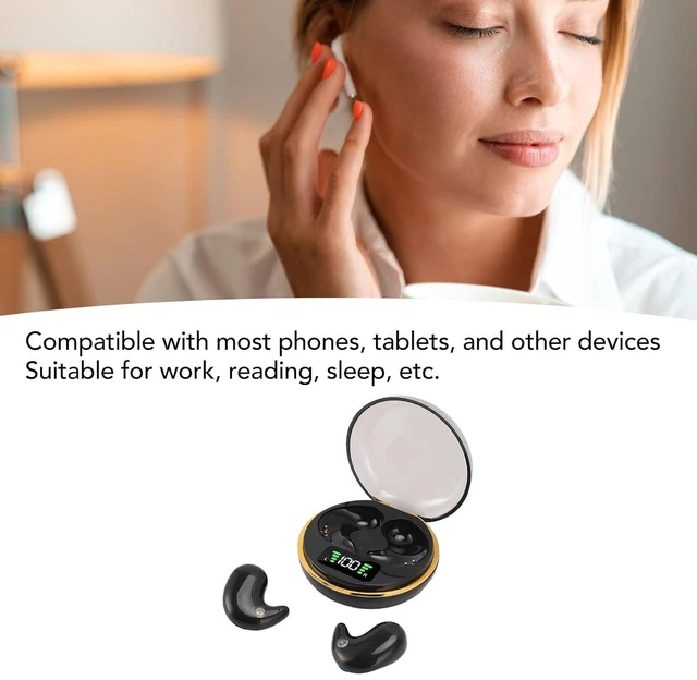 Alt view image 2 of 7 - Bluetooth Earbuds, Wireless Stereo Earphones with LED Display Charging Case, Sport Earphones Ear Buds for Running Walking Workout (black), zb4kcgq20r-11