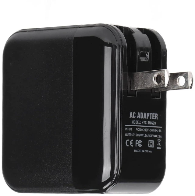 Alt view image 4 of 7 - Charger Adapter for Dock, USB 3.0 and Type C Ports, AC Adapter, Fast Charging, HD Multimedia Interface, 4K Resolution, Portable Design, Foldable Plug (US Plug)