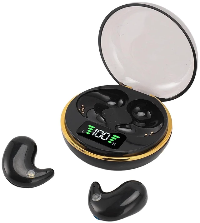 Main image of Bluetooth Earbuds, Wireless Stereo Earphones with LED Display Charging Case, Sport Earphones Ear Buds for Running Walking Workout (black), zb4kcgq20r-11