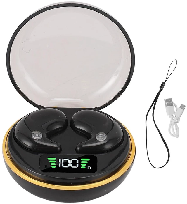 Alt view image 7 of 7 - Bluetooth Earbuds, Wireless Stereo Earphones with LED Display Charging Case, Sport Earphones Ear Buds for Running Walking Workout (black), zb4kcgq20r-11