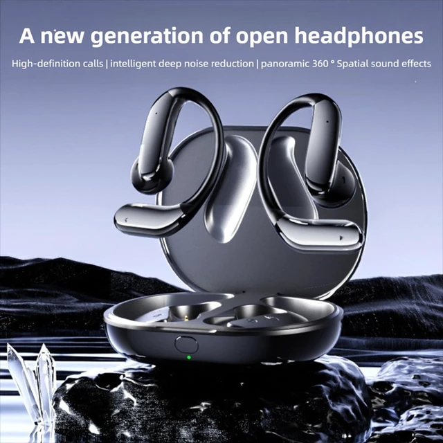 Alt view image 3 of 7 - Ergonomic Design, Lossless Sound, Smart Touch Control Open Wireless Earbuds, Long Lasting Use for Music Calls Outdoor Sports