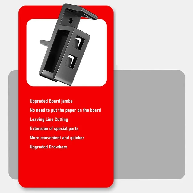 Alt view image 6 of 7 - Carpentry Jigs Set, Make Scribing Fillers Toe Kicking and Ceiling Scribe Tool for Carpenters, Joinery, Furniture and Cabinet Installing, 15-18mm