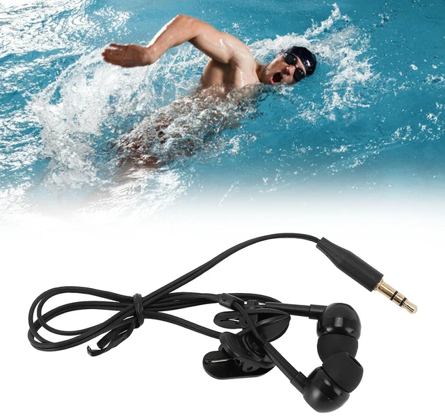 Alt view image 4 of 7 - IP68 Headphones for Swimming, Wired Earbuds 3.5mm in Ear Headphones with 8 Eartips, Swimming Earbuds with Stereo Audio, Earbuds for Surfing Running Skiing Running, 40cm