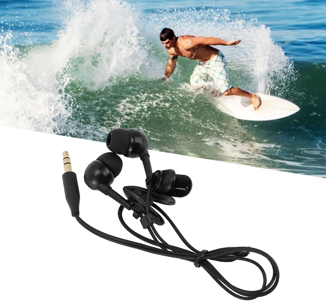 Alt view image 5 of 7 - IP68 Headphones for Swimming, Wired Earbuds 3.5mm in Ear Headphones with 8 Eartips, Swimming Earbuds with Stereo Audio, Earbuds for Surfing Running Skiing Running, 40cm