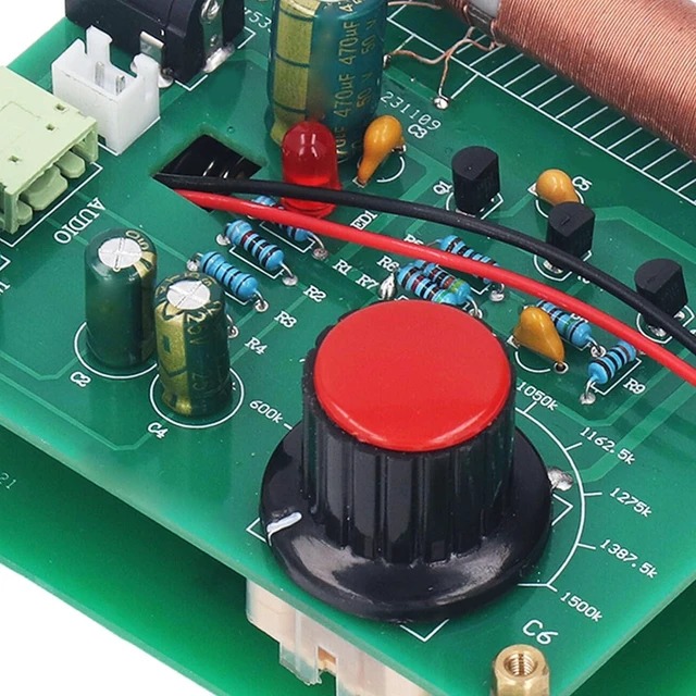 Alt view image 6 of 7 - AM Transmitter, 600Khz 1500Khz 512V Amplitude Modulation Transmitter with 3.5mm Headphone Jack, DIY AM Transmitter Micro Power for Radio Receiver Player Testing