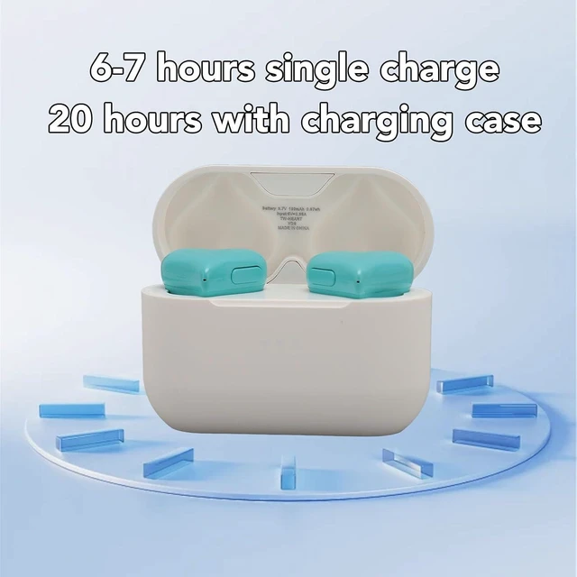 Alt view image 2 of 7 - Heart Shaped Earbuds, 5.3 HiFi Stereo Sound Noise Canceling Earphones with Charging Case, Cute in Ear Earbuds for Lover Couples for Valentine Sport Travel (Light