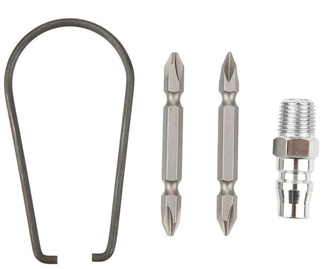 Alt view image 7 of 7 - 1/4" Air Straight Pneumatic Screwdriver,1000RPM Mini Handhold Pneumatic Screwdriver Kit,Industrial Screw Driver Tool